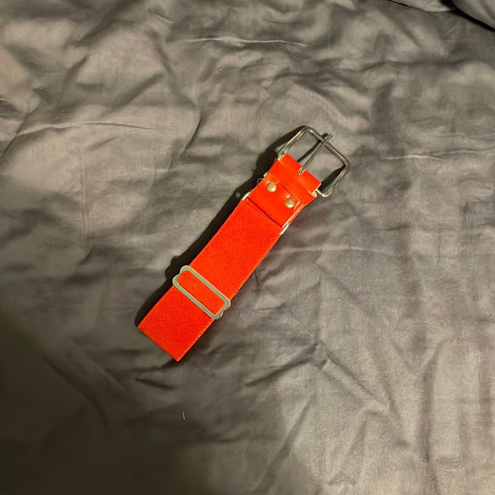 Women’s Red Softball Belt